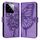 Per Xiaomi 14 5G Custodia per telefono in pelle con farfalla in rilievo globale (viola) Per Xiaomi 14 5G Custodia per telefono in pelle con farfalla in rilievo globale (viola)