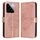 Per Xiaomi 14 5G Custodia per telefono in pelle con farfalla in rilievo globale (oro rosa) Per Xiaomi 14 5G Custodia per telefono in pelle con farfalla in rilievo globale (oro rosa)
