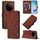 Custodia per cellulare in pelle con custodia a tracolla 3D in rilievo per vivo X100s (marrone)