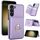Per Samsung Galaxy S23+ 5G Custodia per telefono con supporto per anello antifurto RFID (viola) Per Samsung Galaxy S23+ 5G Custodia per telefono con supporto per anello antifurto RFID (viola)