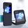 Custodia per telefono pieghevole in silicone per Samsung Galaxy Z Flip6 (blu notte) Custodia per telefono pieghevole in silicone per Samsung Galaxy Z Flip6 (blu notte)