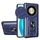 Per Honor X9b Custodia scorrevole Camshield TPU + PC con slot per schede (blu) Per Honor X9b Custodia scorrevole Camshield TPU + PC con slot per schede (blu)