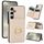 Per Samsung Galaxy S24 5G Custodia per telefono con porta carte antifurto RFID (bianca) Per Samsung Galaxy S24 5G Custodia per telefono con porta carte antifurto RFID (bianca)