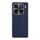Custodia per telefono in pelle PU con trama incrociata argento bordo vivo iQOO 12 Pro (blu zaffiro) Custodia per telefono in pelle PU con trama incrociata argento bordo vivo iQOO 12 Pro (blu zaffiro)