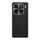 Custodia per telefono in pelle PU con texture incrociata argento bordo vivo iQOO 12 Pro (nera) Custodia per telefono in pelle PU con texture incrociata argento bordo vivo iQOO 12 Pro (nera)
