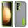 Per Samsung Galaxy S23 FE 5G PC robusto + custodia per telefono in silicone con supporto (grigio + verde fresco) Per Samsung Galaxy S23 FE 5G PC robusto + custodia per telefono in silicone con supporto (grigio + verde fresco)