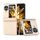 Per OPPO Find N3 Flip 3 in 1 Custodia per telefono in PU con cornice trasparente con trama intrecciata (Beige) Per OPPO Find N3 Flip 3 in 1 Custodia per telefono in PU con cornice trasparente con trama intrecciata (Beige)