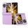 Per OPPO Find N3 Flip 3 in 1 Custodia per telefono in PU con struttura traslucida e smerigliata (viola) Per OPPO Find N3 Flip 3 in 1 Custodia per telefono in PU con struttura traslucida e smerigliata (viola)
