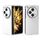 Per OPPO Find N3 Custodia per telefono in PU con struttura in tessuto traslucido satinato (bianco) Per OPPO Find N3 Custodia per telefono in PU con struttura in tessuto traslucido satinato (bianco)