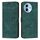 Custodia per telefono in pelle con motivo a strisce per vivo Y38 5G con cordino (verde) Custodia per telefono in pelle con motivo a strisce per vivo Y38 5G con cordino (verde)
