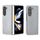 Per Samsung Galaxy Z Fold6 5G Custodia per telefono con bordo trasparente satinato e diamante (Argento) Per Samsung Galaxy Z Fold6 5G Custodia per telefono con bordo trasparente satinato e diamante (Argento)