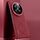 Per vivo X100 Ultra Plain Custodia in pelle per PC (rosso vino)