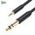 3662-3662BK Cavo audio amplificatore stereo da 3,5 mm maschio a 6,35 mm maschio, lunghezza: 3 m (nero) 3662-3662BK Cavo audio amplificatore stereo da 3,5 mm maschio a 6,35 mm maschio, lunghezza: 3 m (nero)