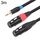 TC195BUXK107RE Cavo audio da 3,5 mm maschio a doppio XLR 3 pin femmina, lunghezza: 3 m (nero) TC195BUXK107RE Cavo audio da 3,5 mm maschio a doppio XLR 3 pin femmina, lunghezza: 3 m (nero)