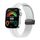 Per Huawei Watch Fit3 cinturino magnetico pieghevole in silicone con fibbia nera (bianco) Per Huawei Watch Fit3 cinturino magnetico pieghevole in silicone con fibbia nera (bianco)