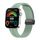 Per Huawei Watch Fit3 cinturino magnetico pieghevole in silicone con fibbia nera (grigio verde) Per Huawei Watch Fit3 cinturino magnetico pieghevole in silicone con fibbia nera (grigio verde)