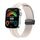 Per Huawei Watch Fit3 cinturino magnetico pieghevole in silicone con fibbia nera (Starlight) Per Huawei Watch Fit3 cinturino magnetico pieghevole in silicone con fibbia nera (Starlight)