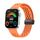 Per Huawei Watch Fit3 cinturino in silicone pieghevole magnetico con fibbia nera stile foro (arancione) Per Huawei Watch Fit3 cinturino in silicone pieghevole magnetico con fibbia nera stile foro (arancione)