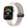 Per Huawei Watch Fit3 cinturino in silicone pieghevole magnetico con fibbia nera stile foro (Starlight) Per Huawei Watch Fit3 cinturino in silicone pieghevole magnetico con fibbia nera stile foro (Starlight)