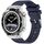 Cinturino per orologio in gomma fluorurata da 22 mm (blu notte)