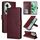Per OPPO Reno11 5G Custodia per telefono in pelle con vibrazione orizzontale multifunzionale globale con tre slot per schede (vino rosso) Per OPPO Reno11 5G Custodia per telefono in pelle con vibrazione orizzontale multifunzionale globale con tre slot per schede (vino rosso)