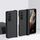 Custodia per PC Skin Feel per Samsung Galaxy Z Fold6 con cerniera (nera)