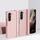 Per Samsung Galaxy Z Fold6 Custodia per telefono in PC con cerniera Skin Feel (rosa) Per Samsung Galaxy Z Fold6 Custodia per telefono in PC con cerniera Skin Feel (rosa)