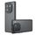 Per vivo iQOO 12 Pro Armor Custodia per telefono TPU ibrida per PC con foro preciso (nero satinato) Per vivo iQOO 12 Pro Armor Custodia per telefono TPU ibrida per PC con foro preciso (nero satinato)