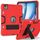 Per iPad Air 11 2024 Custodia per tablet PC in silicone acrilico con colori a contrasto con supporto (rosso nero) Per iPad Air 11 2024 Custodia per tablet PC in silicone acrilico con colori a contrasto con supporto (rosso nero)