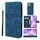 Custodia per telefono in pelle con linee geometriche per Honor X30i Skin Feel (blu) Custodia per telefono in pelle con linee geometriche per Honor X30i Skin Feel (blu)