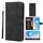Custodia per telefono in pelle con linee geometriche per Honor X8a Skin Feel (nera) Custodia per telefono in pelle con linee geometriche per Honor X8a Skin Feel (nera)