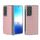 Custodia per telefono in PU con struttura trasparente con trama intrecciata per Honor Magic Vs2 (rosa) Custodia per telefono in PU con struttura trasparente con trama intrecciata per Honor Magic Vs2 (rosa)