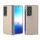 Custodia per telefono in PU con struttura trasparente con trama intrecciata per Honor Magic Vs2 (beige) Custodia per telefono in PU con struttura trasparente con trama intrecciata per Honor Magic Vs2 (beige)