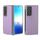 Custodia per telefono in PU con struttura trasparente con struttura intrecciata per Honor Magic Vs2 (viola) Custodia per telefono in PU con struttura trasparente con struttura intrecciata per Honor Magic Vs2 (viola)