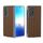 Custodia per telefono in PU con struttura trasparente con struttura intrecciata per Honor Magic Vs2 (marrone) Custodia per telefono in PU con struttura trasparente con struttura intrecciata per Honor Magic Vs2 (marrone)