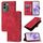 Custodia per telefono in pelle goffrata per vivo V29e 5G Global / Y200 5G Global Skin Feel (rosso) Custodia per telefono in pelle goffrata per vivo V29e 5G Global / Y200 5G Global Skin Feel (rosso)