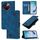 Custodia per telefono in pelle goffrata Global Skin Feel per vivo V30e 5G (blu) Custodia per telefono in pelle goffrata Global Skin Feel per vivo V30e 5G (blu)