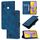 Custodia per cellulare in pelle goffrata per vivo Y19 / Y5s / U3 / U20 / Z5i (blu)