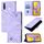 Custodia per cellulare in pelle goffrata per vivo Y19 / Y5s / U3 / U20 / Z5i (viola chiaro) Custodia per cellulare in pelle goffrata per vivo Y19 / Y5s / U3 / U20 / Z5i (viola chiaro)