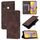 Custodia per cellulare in pelle goffrata per vivo Y19 / Y5s / U3 / U20 / Z5i (marrone) Custodia per cellulare in pelle goffrata per vivo Y19 / Y5s / U3 / U20 / Z5i (marrone)
