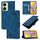 Per vivo Y27 4G Custodia per telefono in pelle goffrata Global Skin Feel (blu) Per vivo Y27 4G Custodia per telefono in pelle goffrata Global Skin Feel (blu)