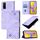 Custodia per telefono in pelle goffrata Global Skin Feel per vivo Y30 4G (viola chiaro) Custodia per telefono in pelle goffrata Global Skin Feel per vivo Y30 4G (viola chiaro)