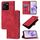 Custodia per telefono in pelle goffrata per vivo Y35 4G Global / Y22s 4G Global Skin Feel (rosso) Custodia per telefono in pelle goffrata per vivo Y35 4G Global / Y22s 4G Global Skin Feel (rosso)