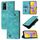 Custodia per telefono in pelle goffrata per vivo Y55 5G Global / Y55s 5G / Y75 5G (verde) Custodia per telefono in pelle goffrata per vivo Y55 5G Global / Y55s 5G / Y75 5G (verde)