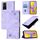 Per vivo Y55 5G Global / Y55s 5G / Y75 5G Custodia in pelle goffrata effetto pelle (viola chiaro) Per vivo Y55 5G Global / Y55s 5G / Y75 5G Custodia in pelle goffrata effetto pelle (viola chiaro)