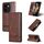 Custodia per telefono in pelle magnetica con texture di vitello AZNS per vivo Y200 5G (marrone scuro) Custodia per telefono in pelle magnetica con texture di vitello AZNS per vivo Y200 5G (marrone scuro)