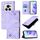 Custodia per telefono in pelle goffrata globale per Honor Magic6 Pro 5G (viola chiaro) Custodia per telefono in pelle goffrata globale per Honor Magic6 Pro 5G (viola chiaro)