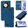 Custodia per telefono in pelle goffrata globale per Honor X9b / Magic6 Lite 5G (blu) Custodia per telefono in pelle goffrata globale per Honor X9b / Magic6 Lite 5G (blu)