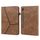 Custodia per tablet in pelle goffrata a righe in tinta unita per Samsung Galaxy Tab S7 / S8 (marrone) Custodia per tablet in pelle goffrata a righe in tinta unita per Samsung Galaxy Tab S7 / S8 (marrone)