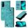 Custodia per cellulare in pelle goffrata per vivo Y72 5G / iQOO Z3 / Y52 5G (verde) Custodia per cellulare in pelle goffrata per vivo Y72 5G / iQOO Z3 / Y52 5G (verde)